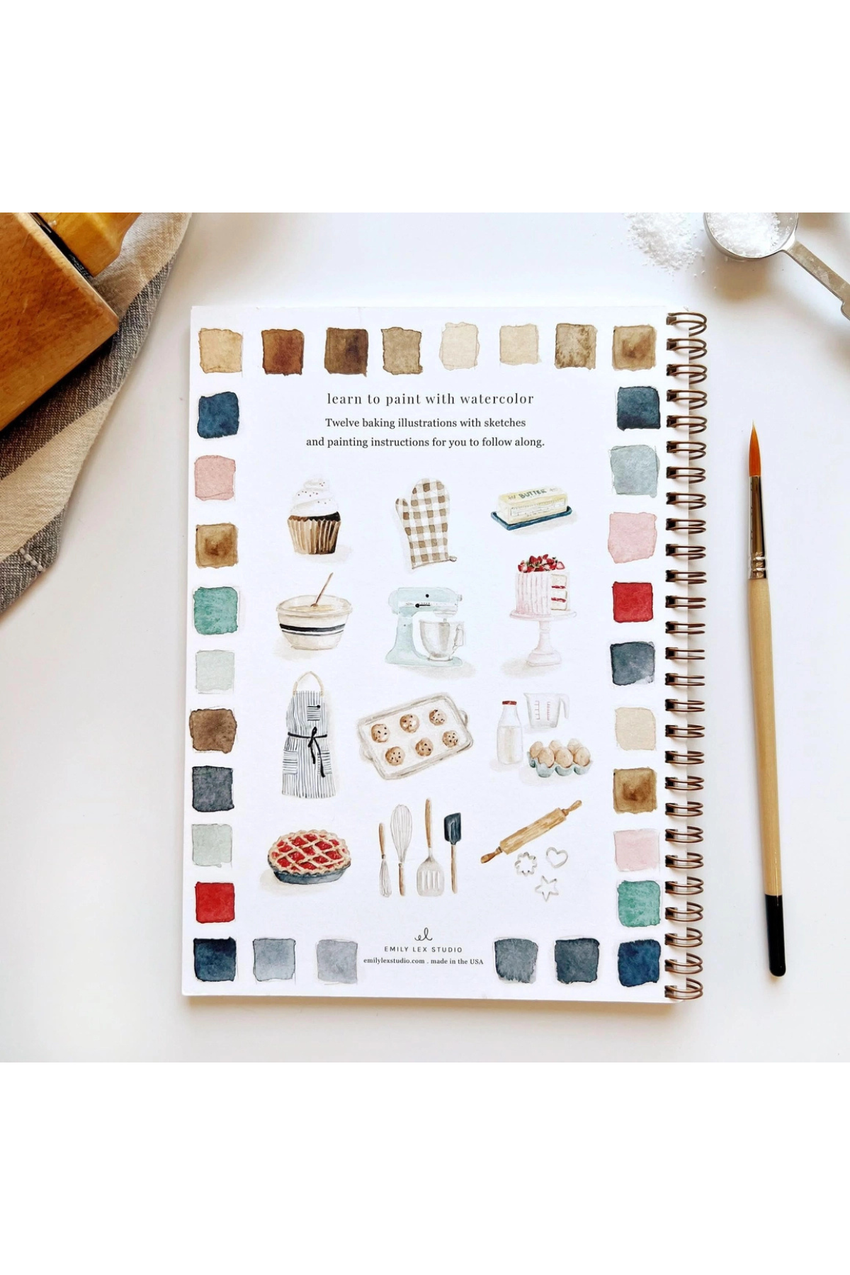 Baking Watercolour Workbook