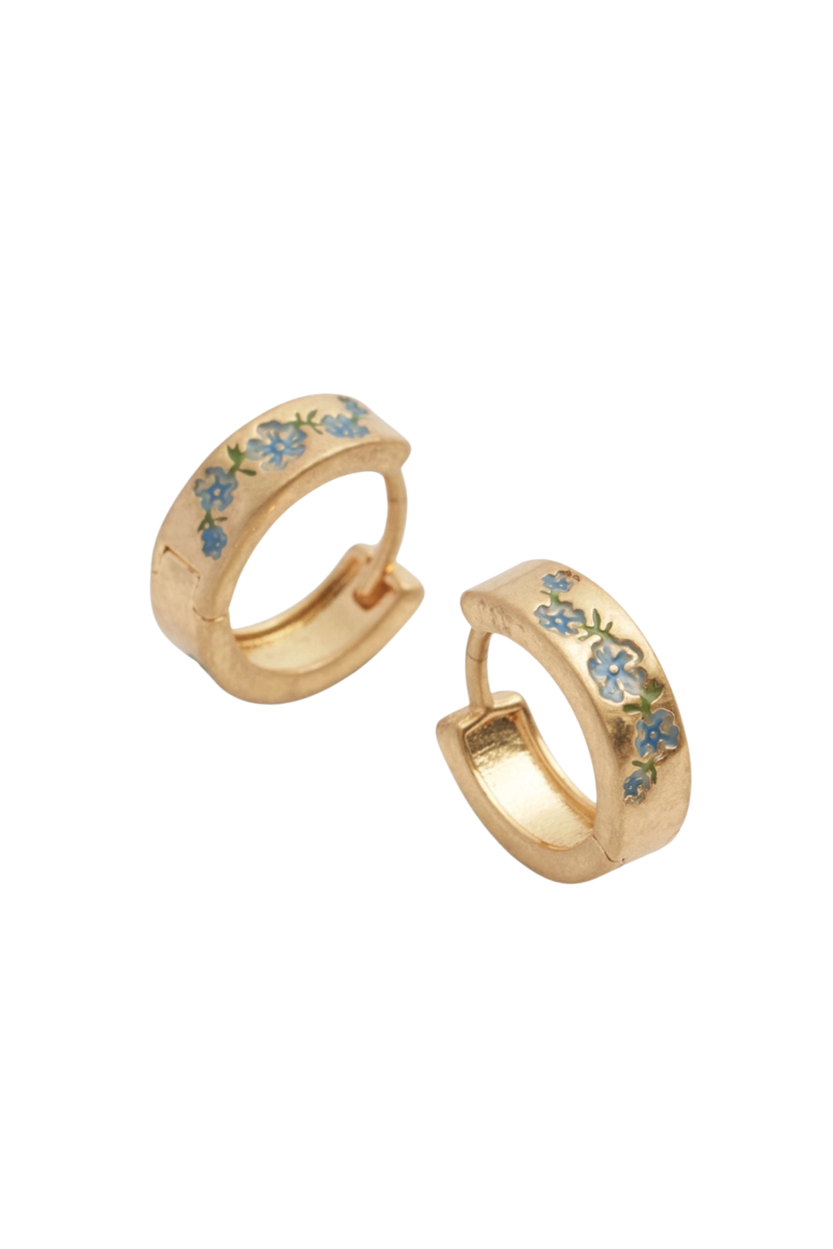 Forget Me Not Mini Hoops