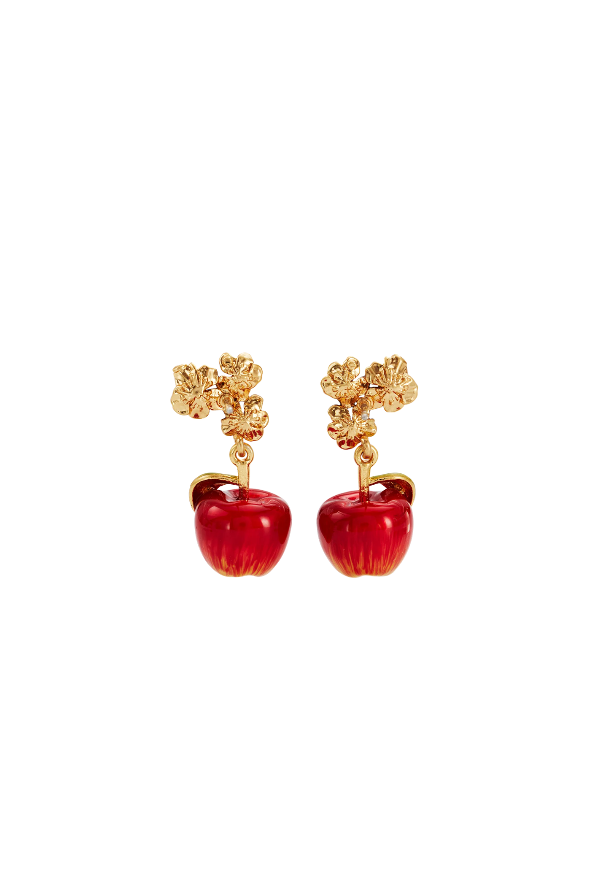 Apple Blossom Drop Earrings