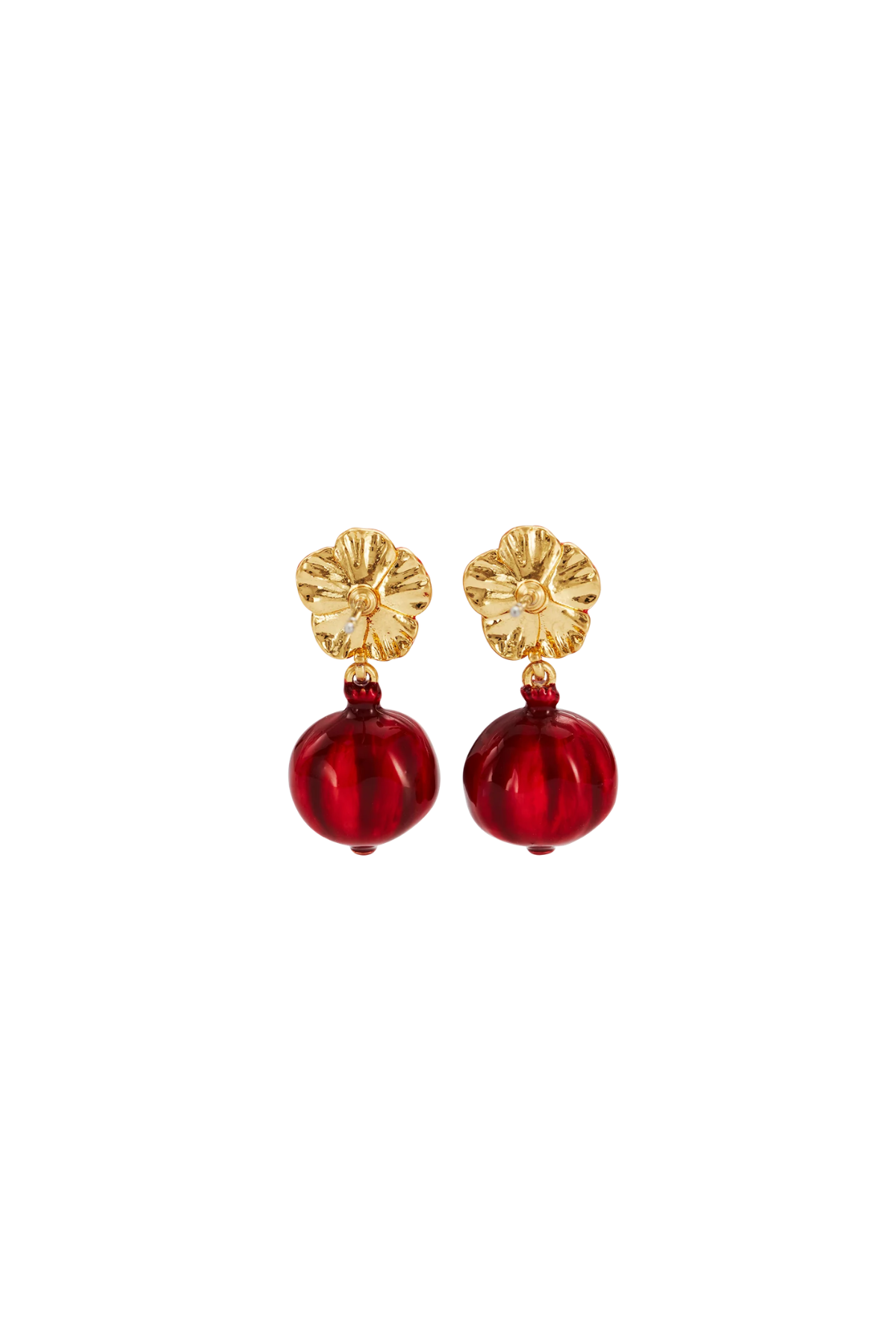 Blossom & Pomegranate Drop Earrings