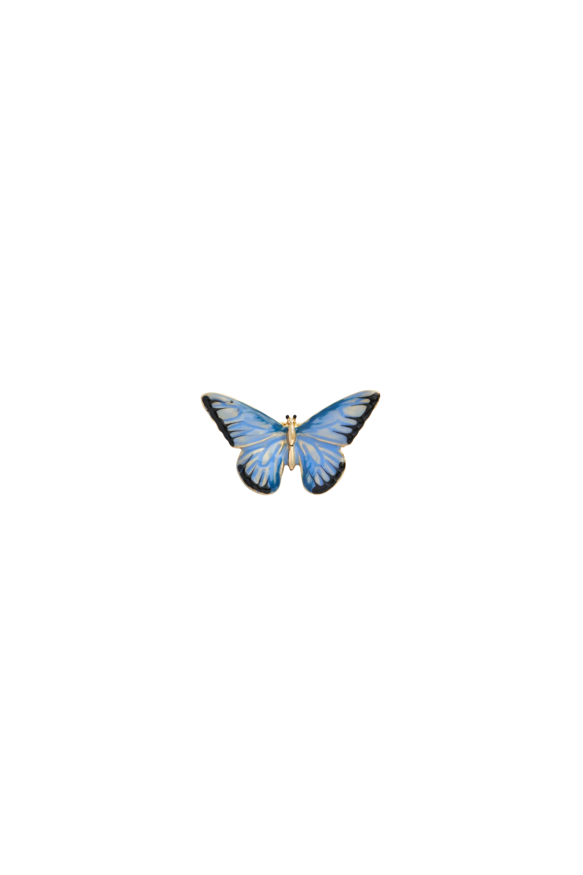 Blue Butterfly Brooch