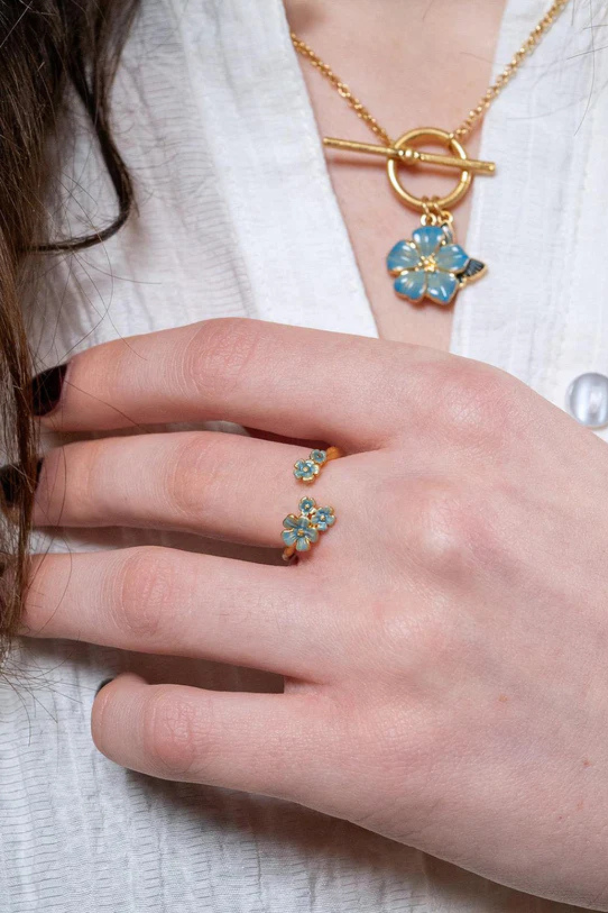 Forget Me Not Ring Small