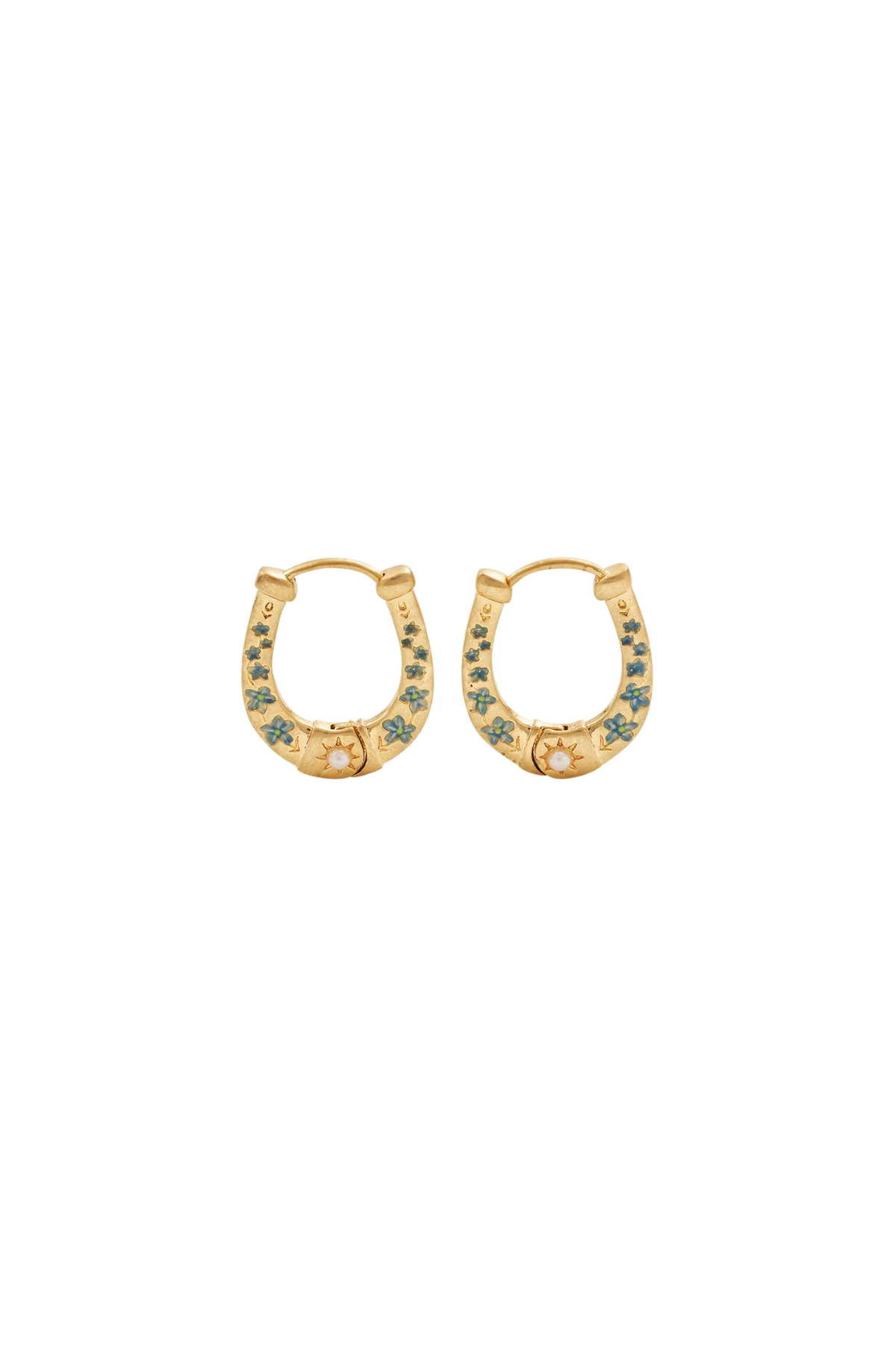 Horseshoe Hoop Earrings