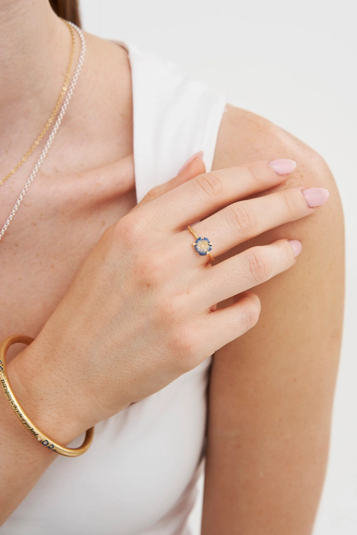 Larkspur Mini Stacking Ring