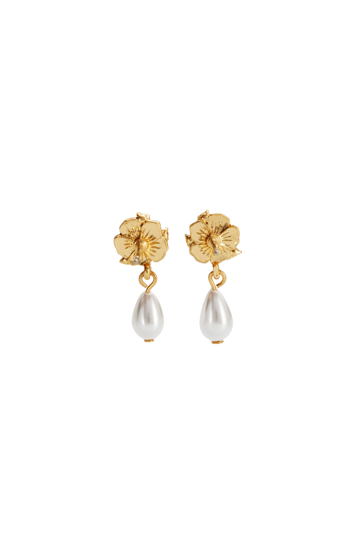 Larkspur Pearl Drop Earrings