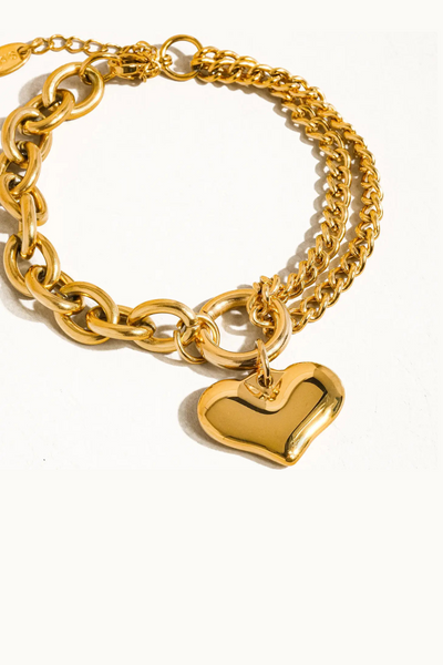 Allure Heart Chain Bracelet