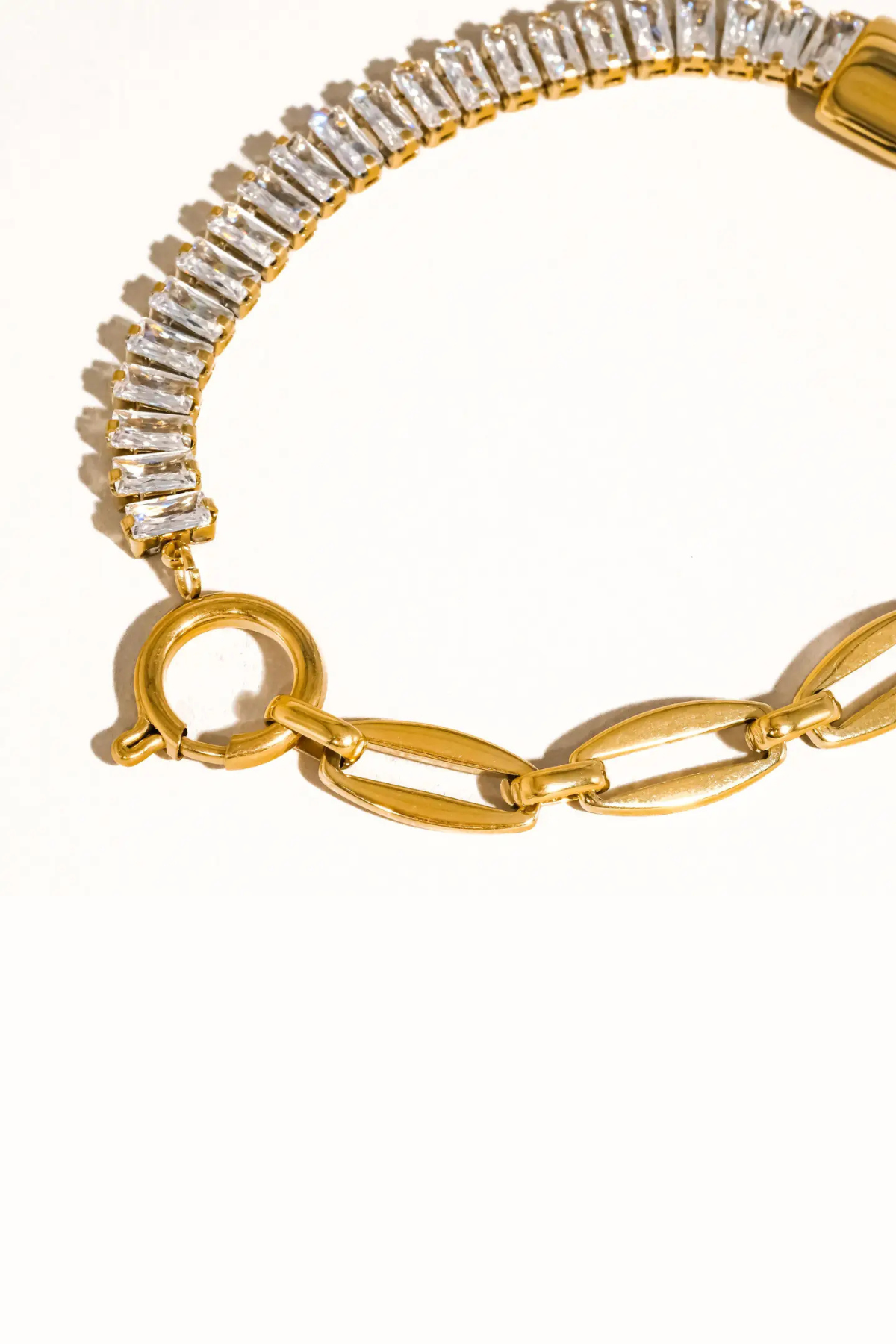 Benson Rhinestone Chain Bracelet