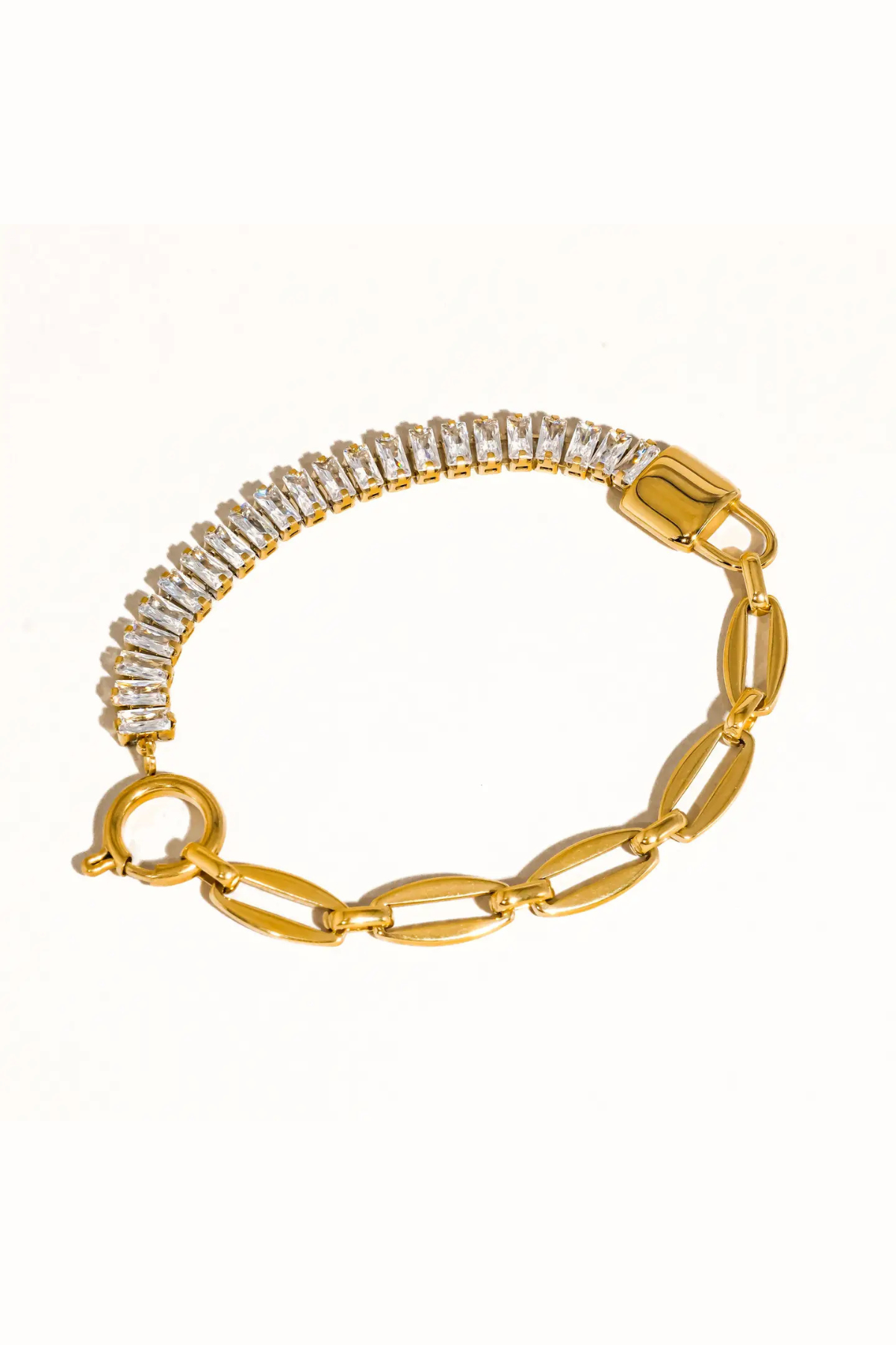 Benson Rhinestone Chain Bracelet