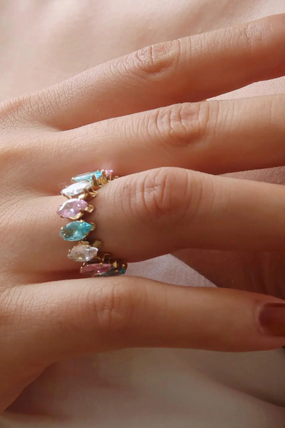 Briony Multi Gemstone Ring
