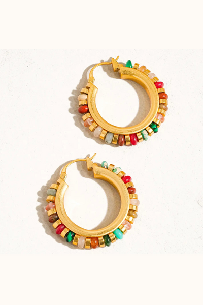 Capri Resort Hoop Earrings
