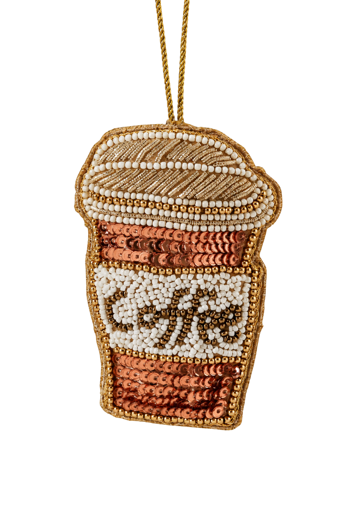 Coffee Beaded Decoration