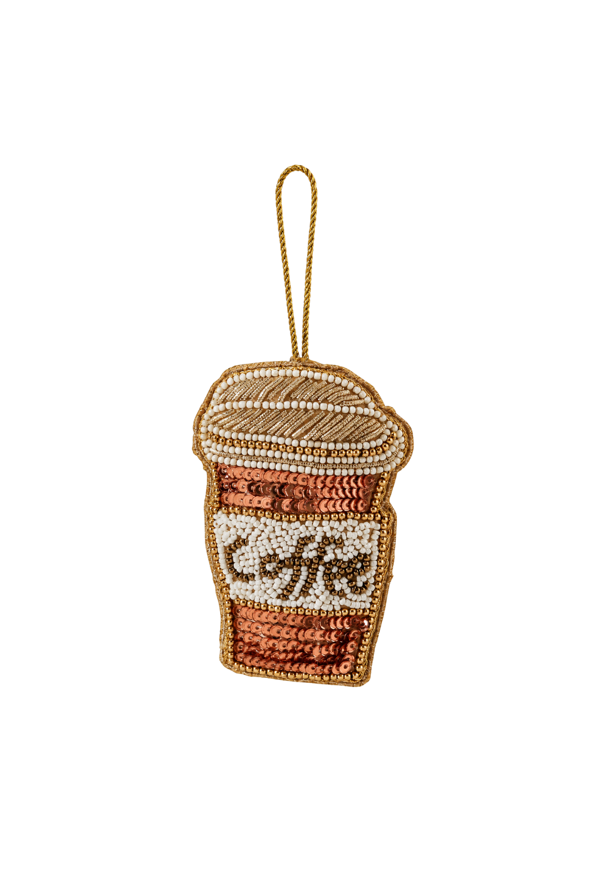 Coffee Beaded Decoration