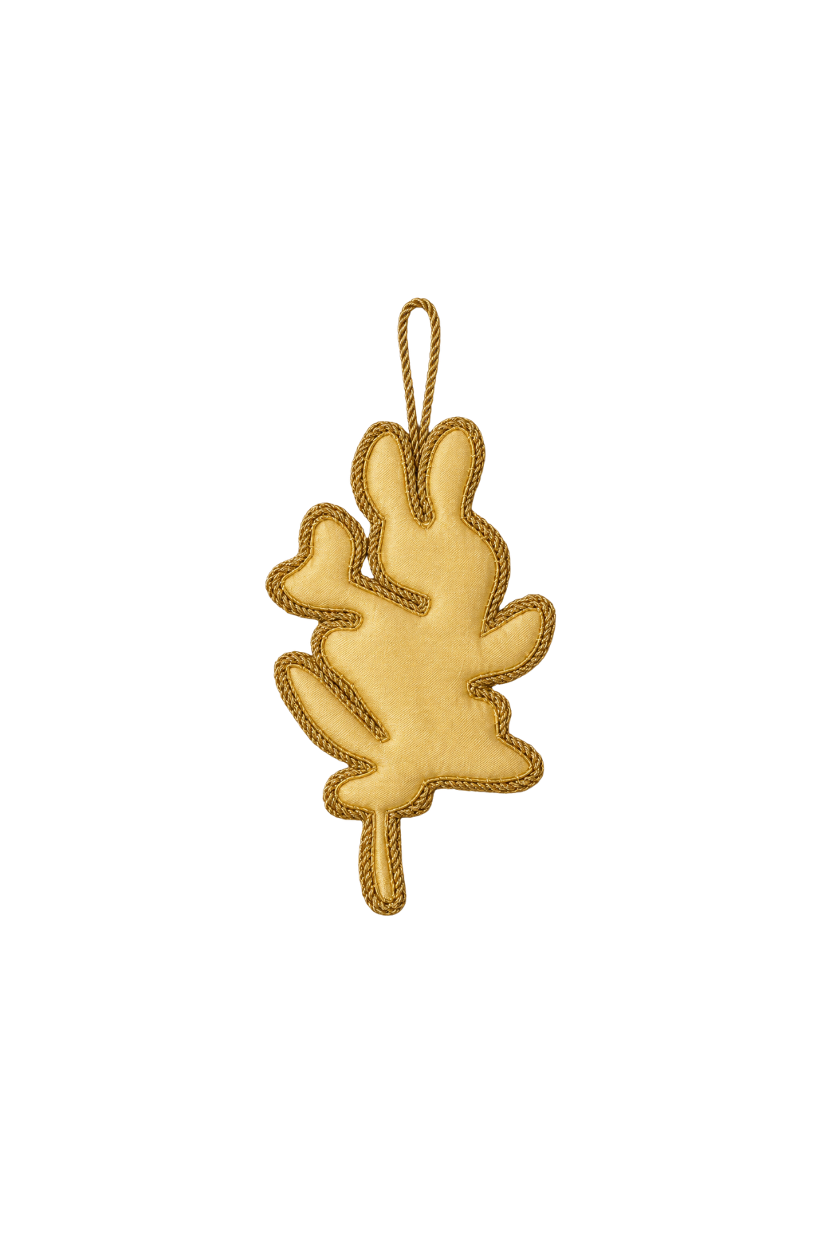 Golden Wattle Sequin Tree Decoration