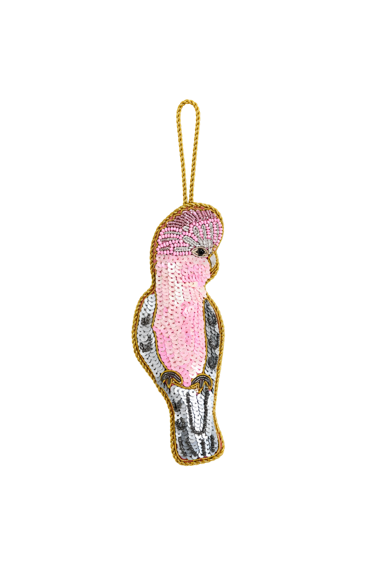 Grettle The Galah Sequin Tree Decoration