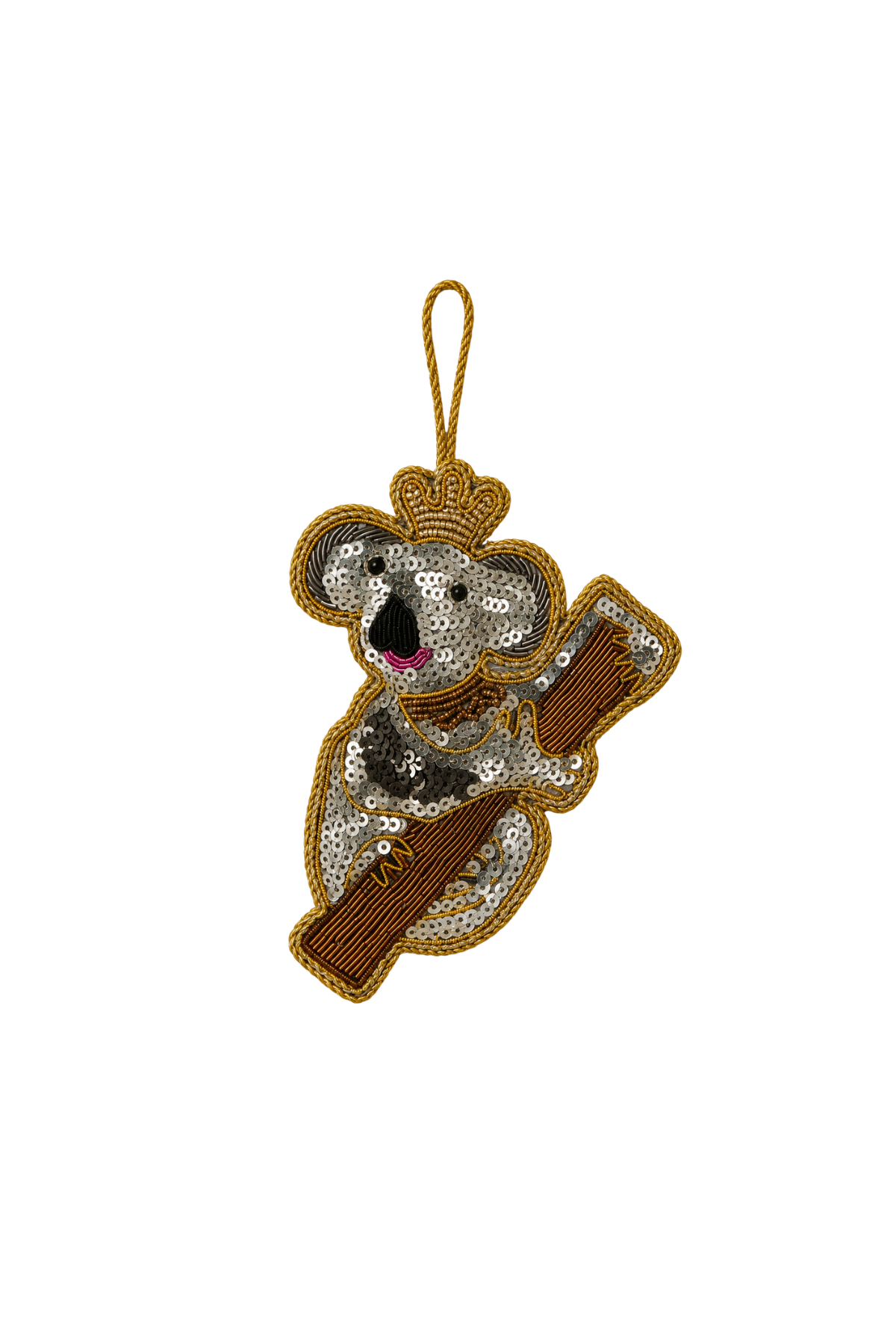 Kimi Koala Sequin Tree Decoration