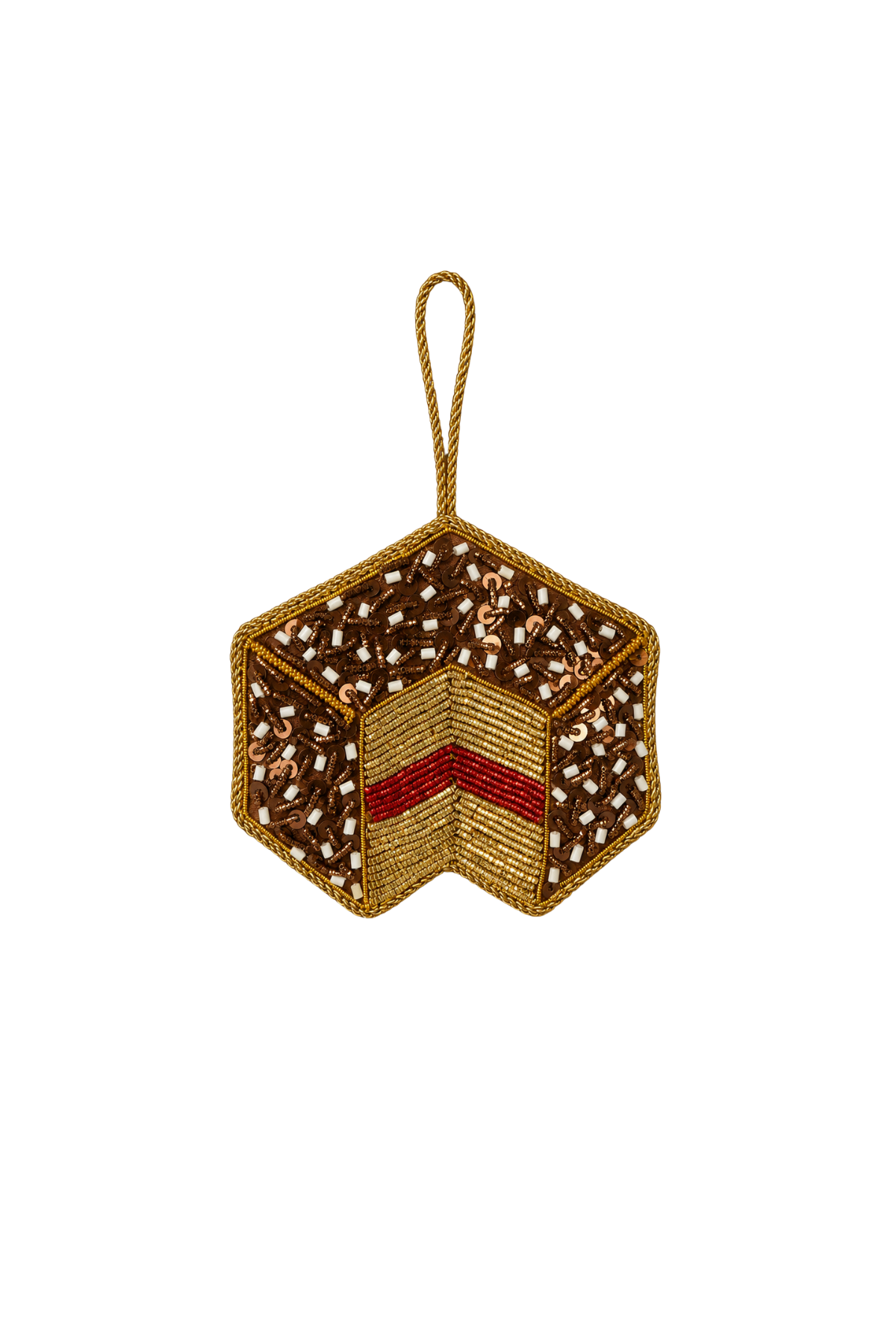 Lamington Sequin Tree Decoration