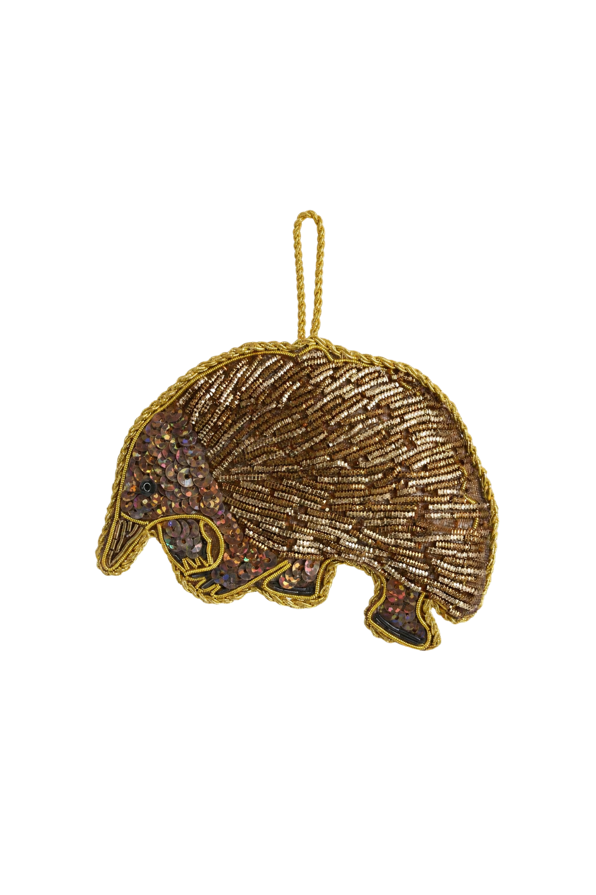 Patrick The Echidna Sequin Tree Decoration