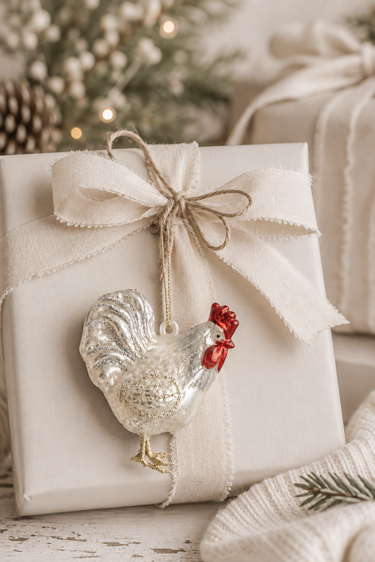 Vintage Rooster Decoration
