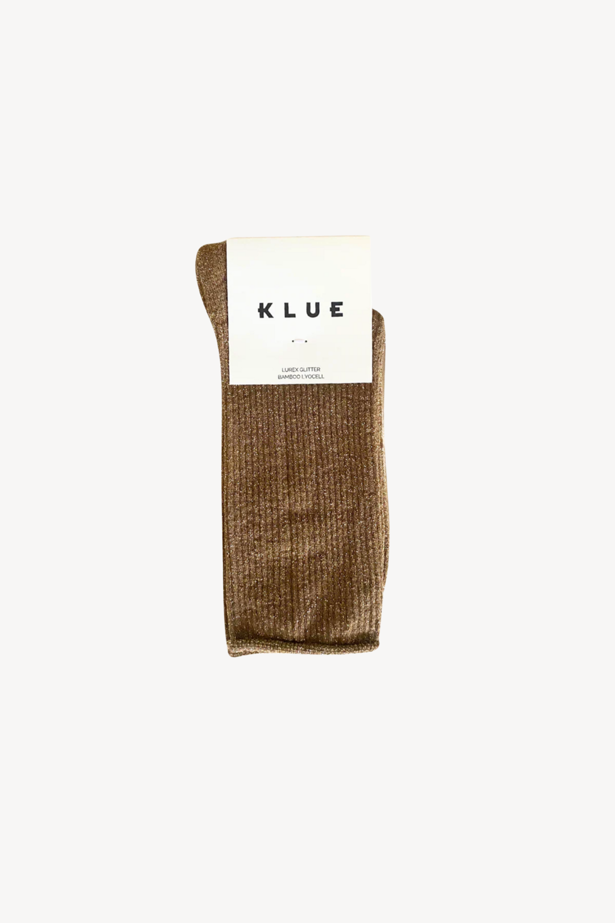 Klue Glitter Sock Caramel