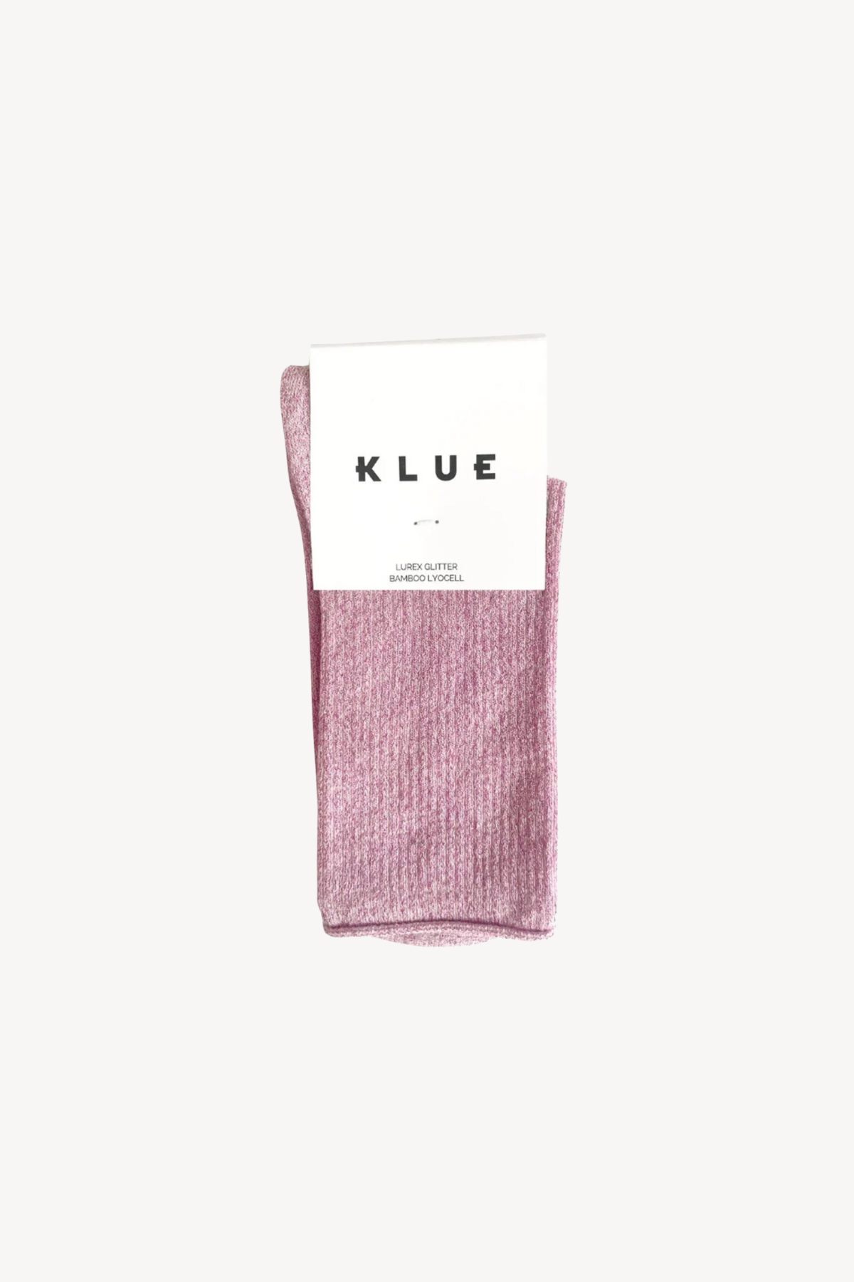 Klue Glitter Lurex Socks Pink