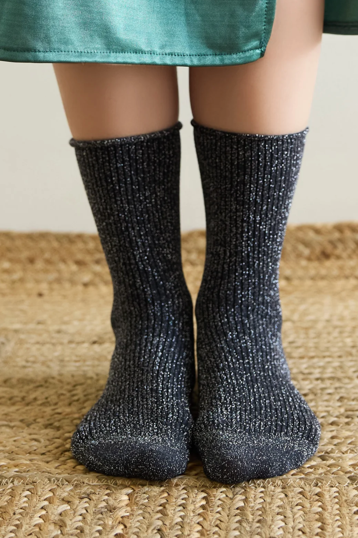 Klue Glitter Sock Grey