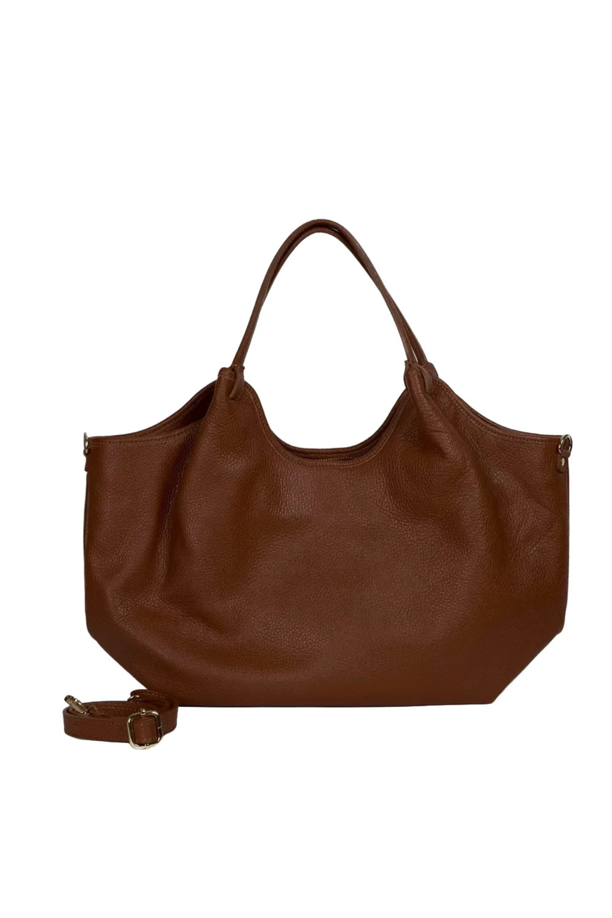 Hector Leather Bag Camel Large