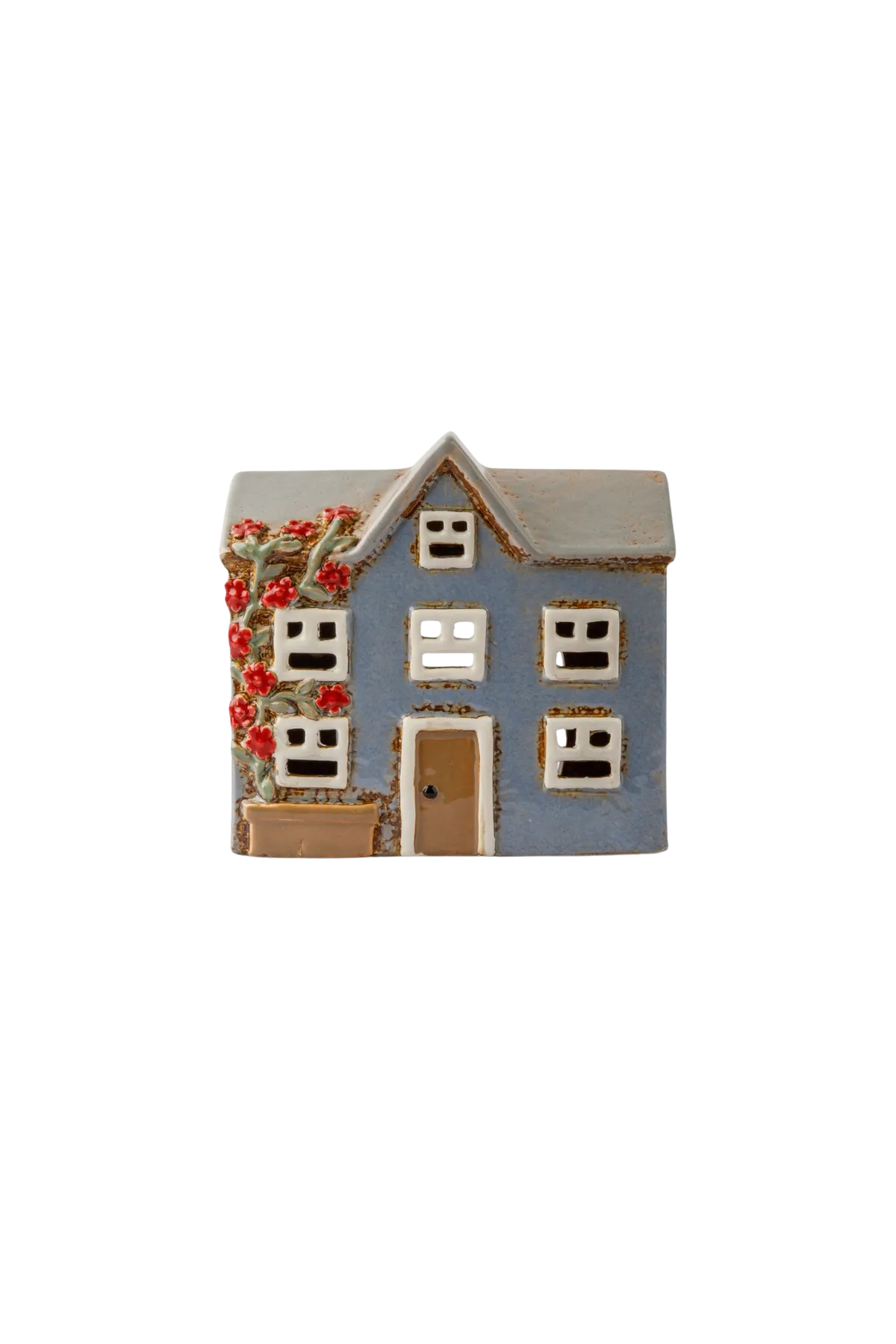 Devon Peak Tea Light Cottage Cornflour