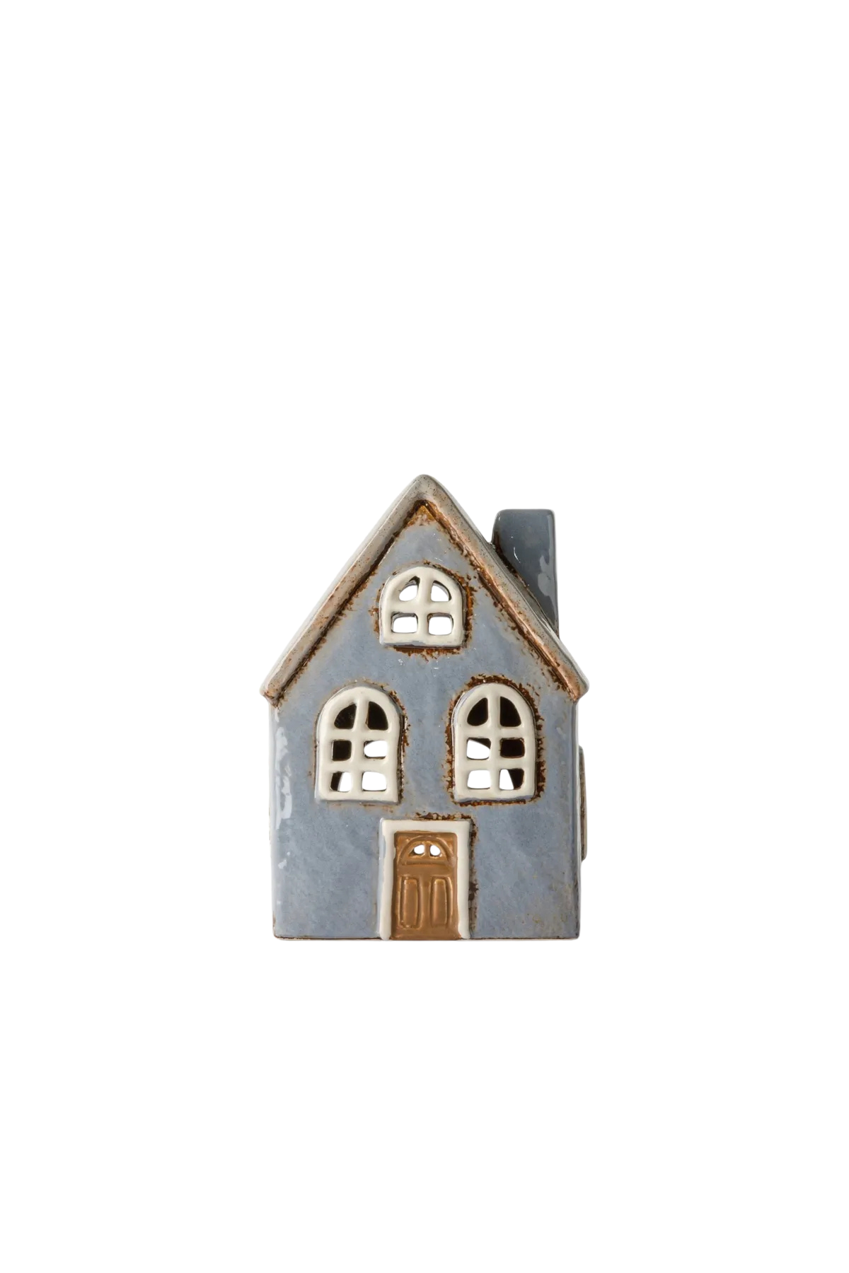 Devon Tea Light Cottage Arch Window Cornflour