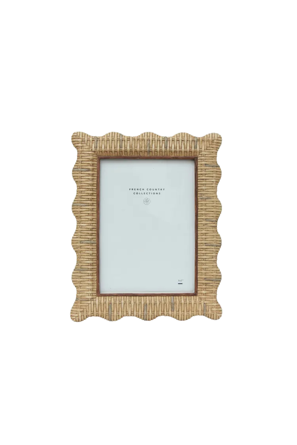 Rattan Wavy Photo Frame 5x7