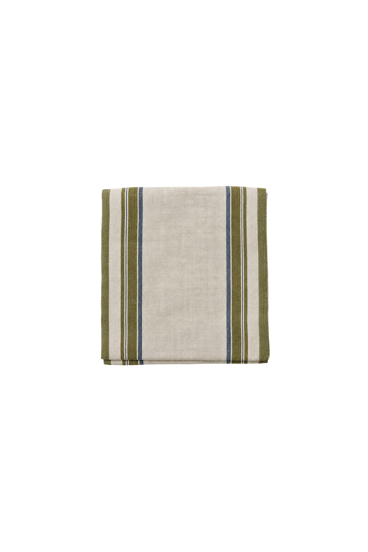 Green Selvedge Stripe line Table Runner