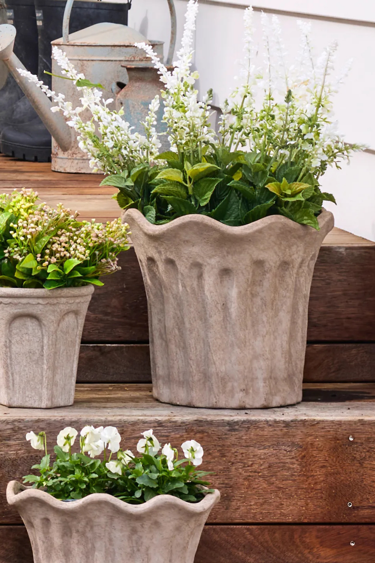 Terra Fluted Planter Large