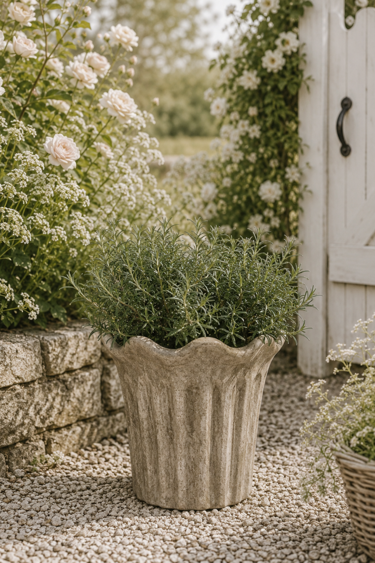 Terra Fluted Planter Large