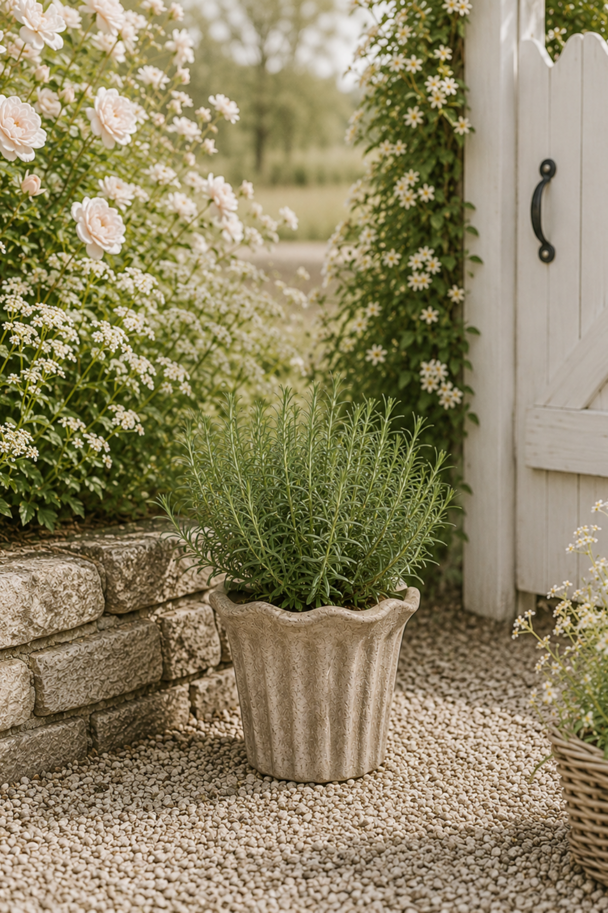 Terra Fluted Planter Medium
