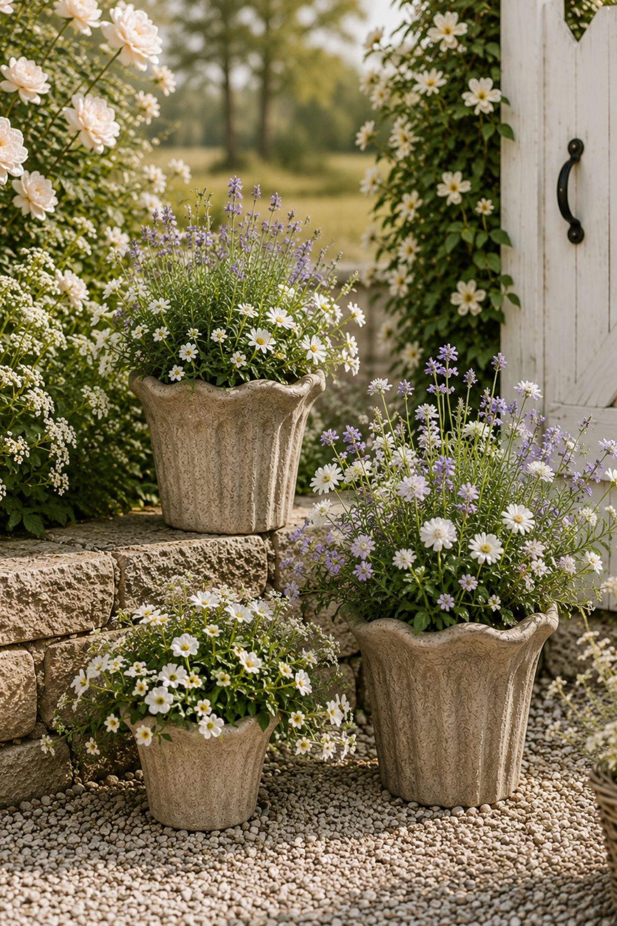 Terra Fluted Planter Medium