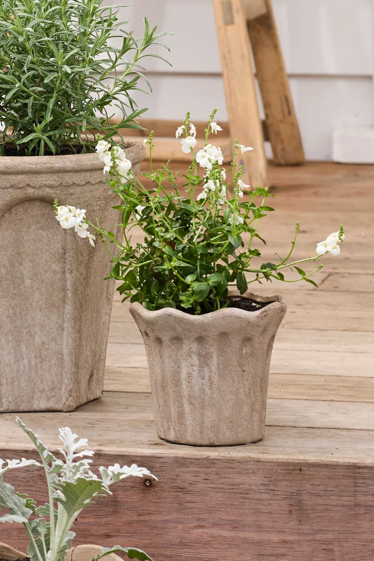 Terra Fluted Planter Small