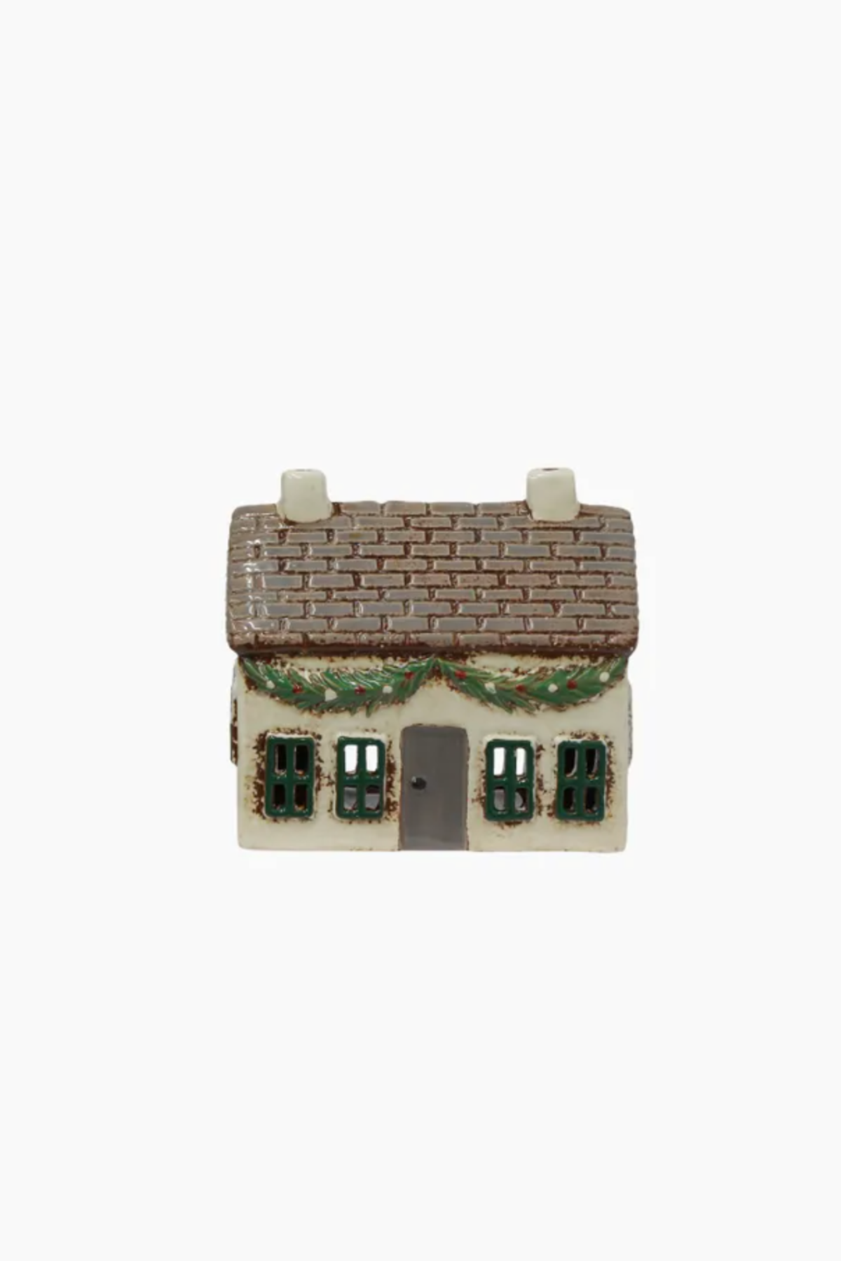 Christmas Tea Light Cottage with Swag