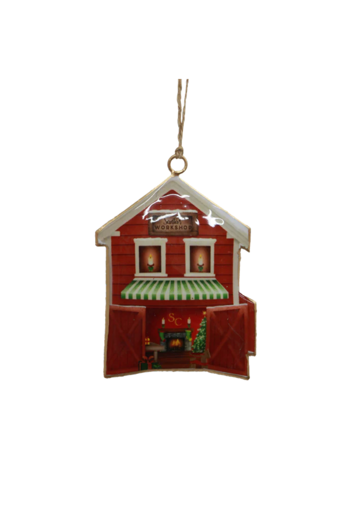 Santas Workshop Hanging House