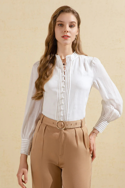 Felice Linen Blouse