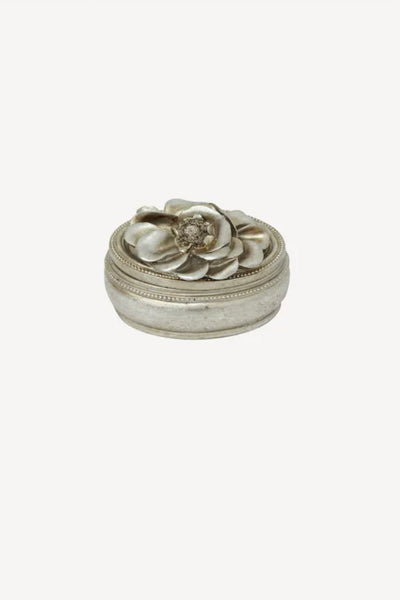 Gardenia Oval Trinket Box