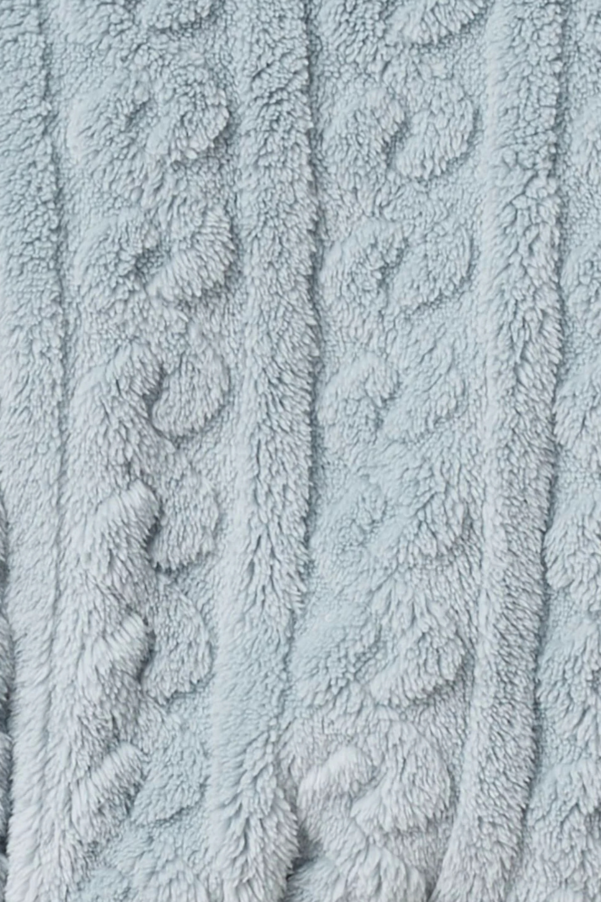 Gabriella Plush Long Robe Blue