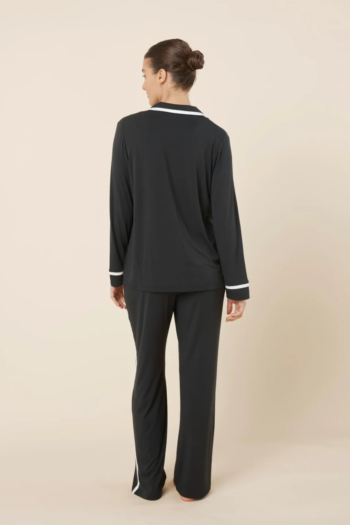 Grace Bamboo PJ Set Black