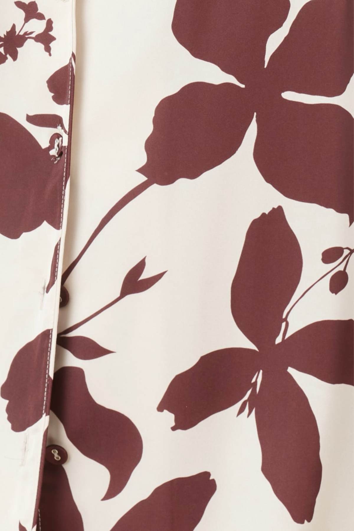Ivy Silky Satin PJ Set Burgundy