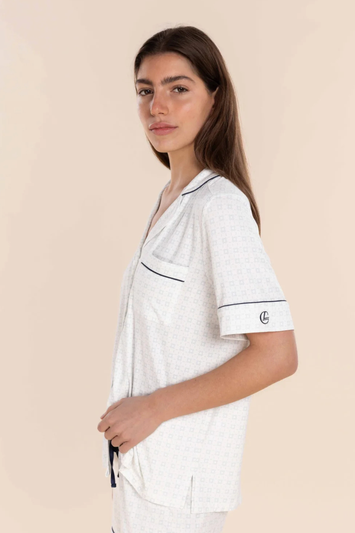 Penelope Bamboo Blue PJ Set