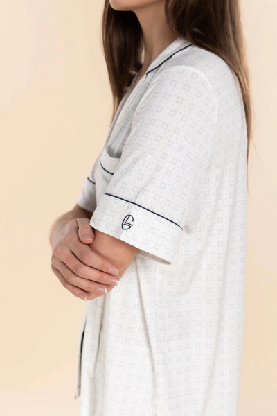 Penelope Bamboo Blue PJ Set