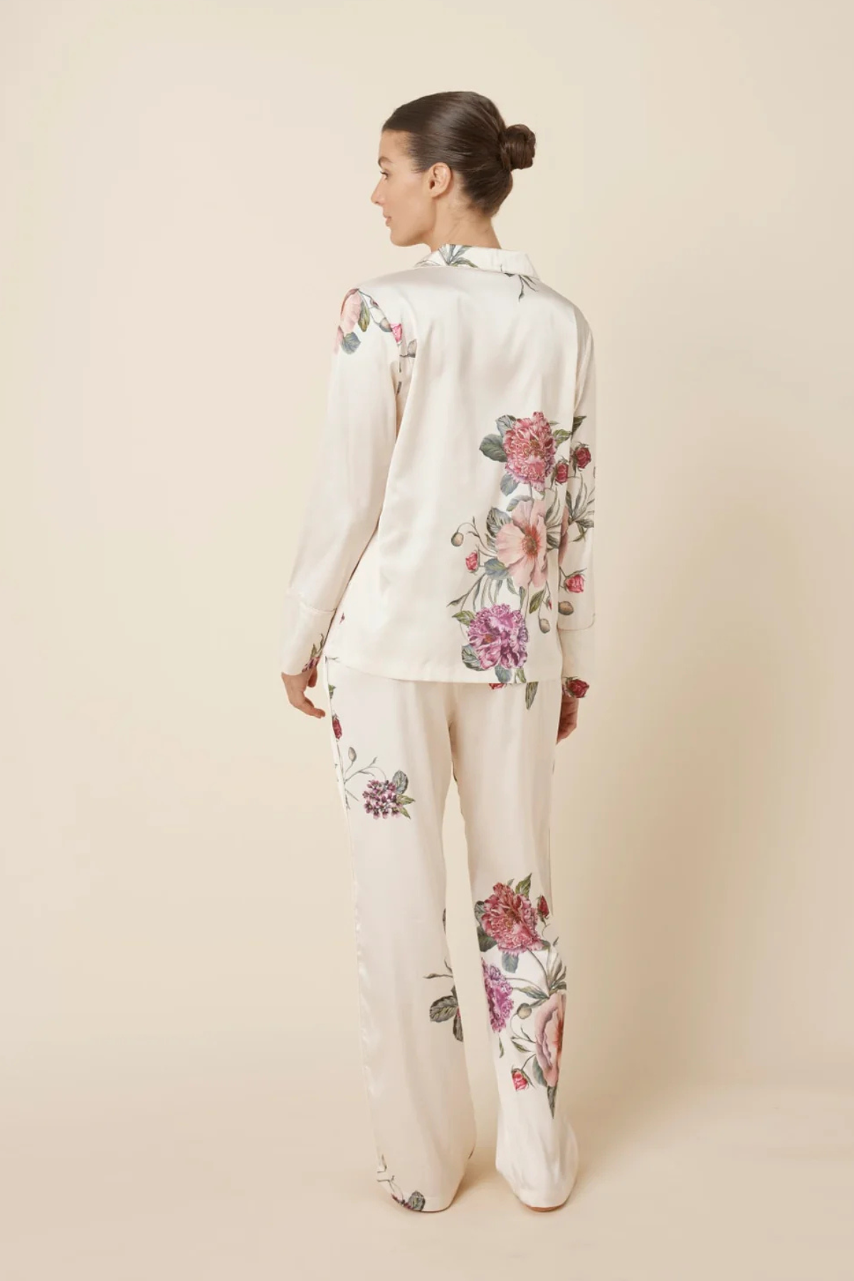 Ruby Floral Satin PJ Set