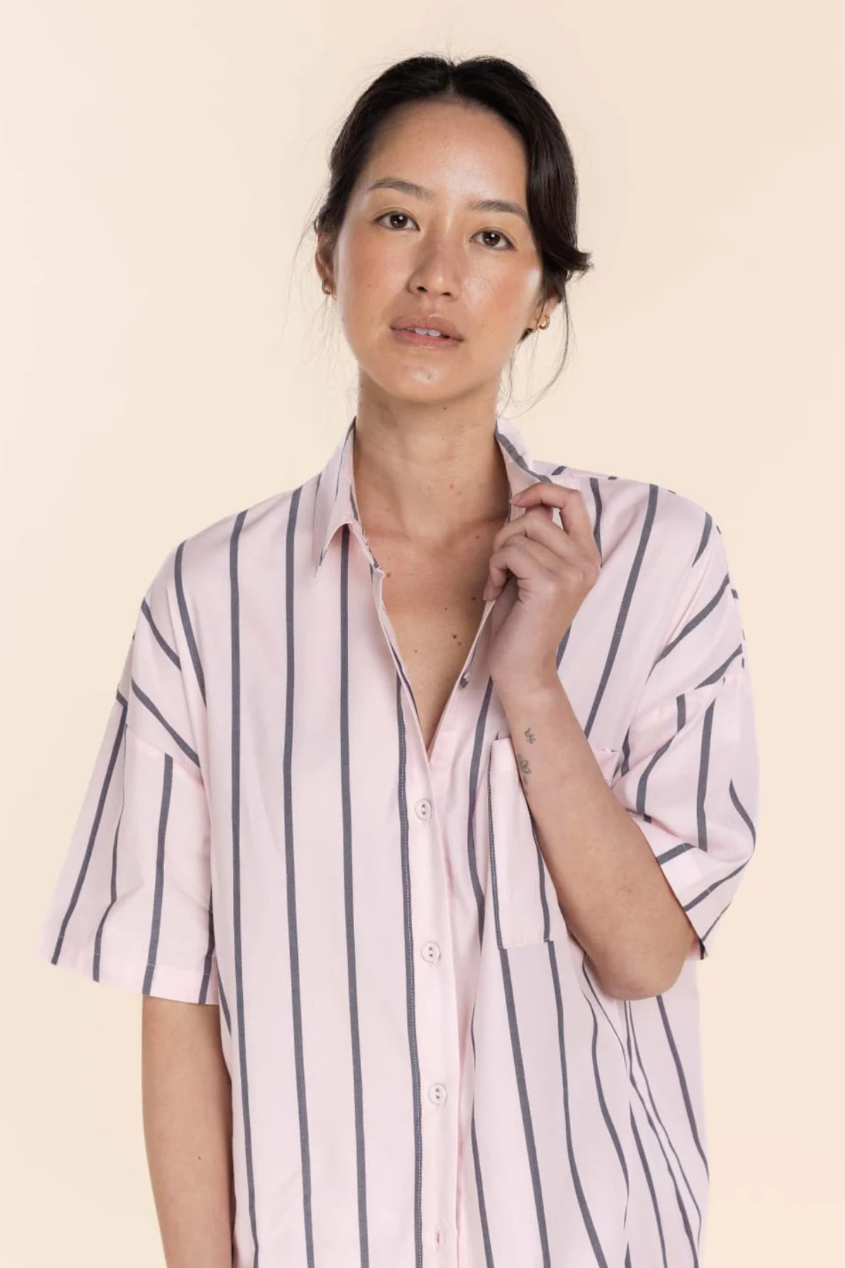 Sasha Striped Pink PJ Set