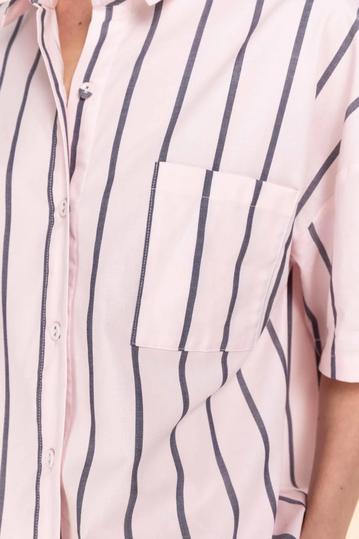 Sasha Striped Pink PJ Set
