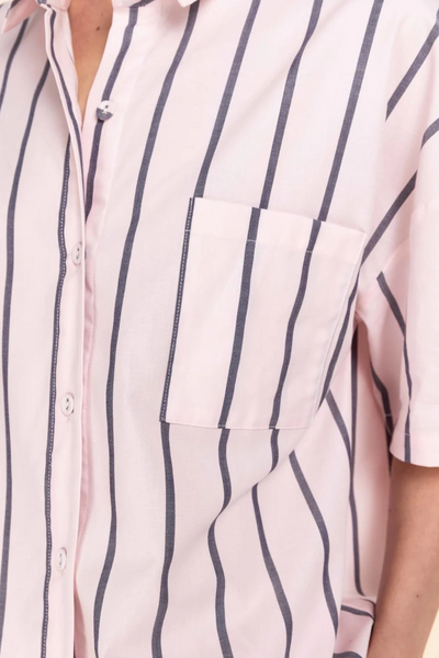 Sasha Striped Pink PJ Set