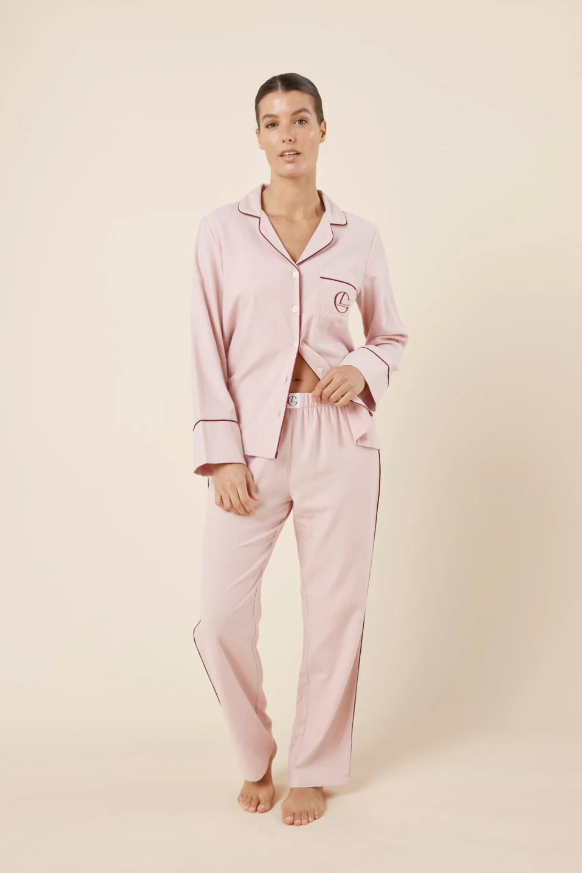 Isabella Brushed Cotton PJ Set