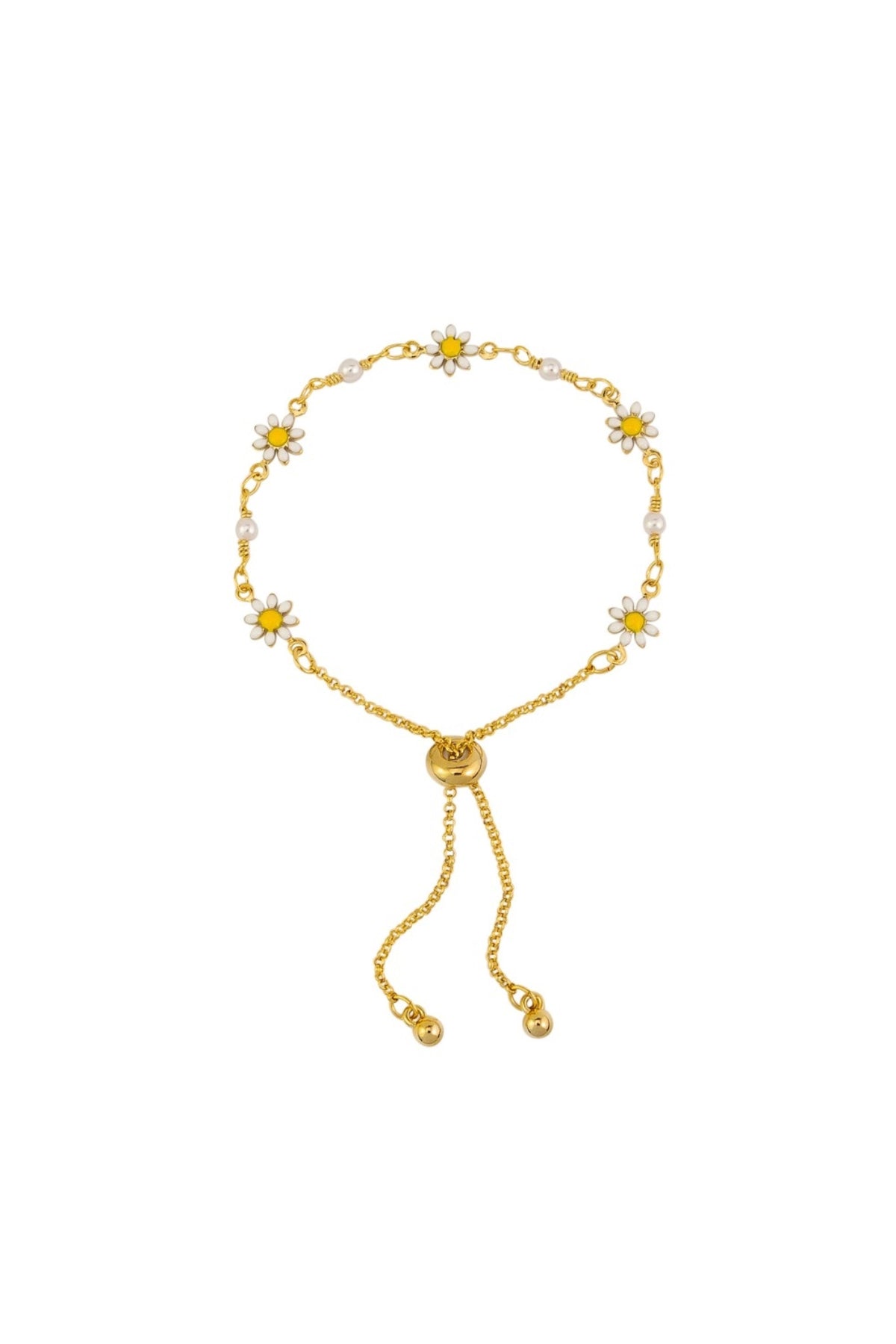 Gold Daisy Chain Bracelet